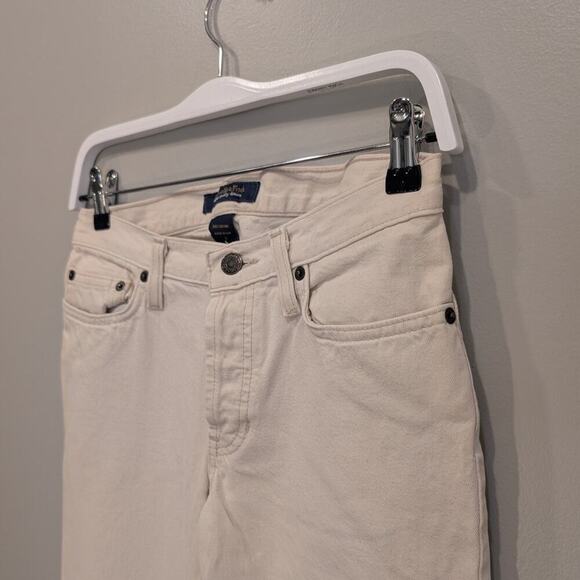 Abercrombie & Fitch Jeans Bootcut Cream Classic Costal - Size 2 - Picture 3 of 9